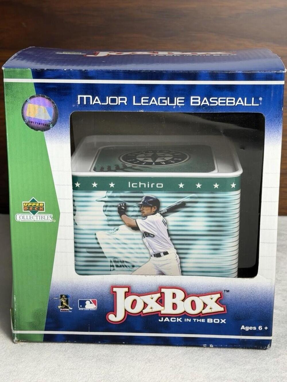 Ichiro Suzuki Seattle Mariners Jox Box Jack In The Box Upper Deck MLB Toy 2004